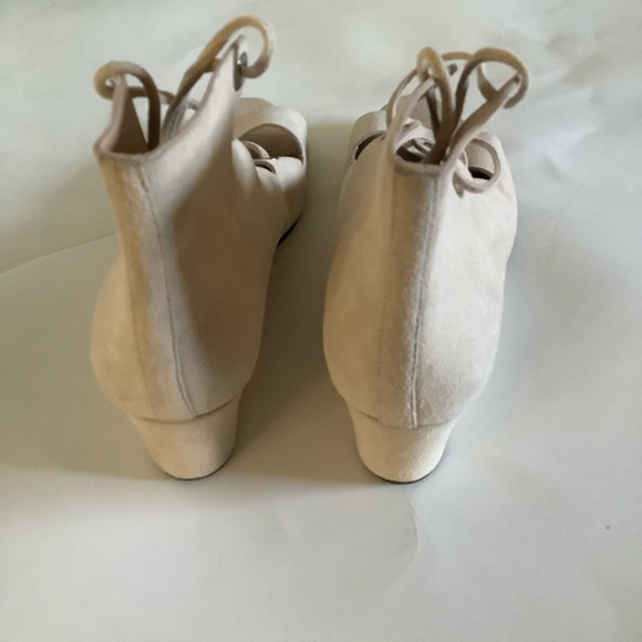 J Crew Laila Lace Up Wedge size 7.5 - Picture 6 of 9